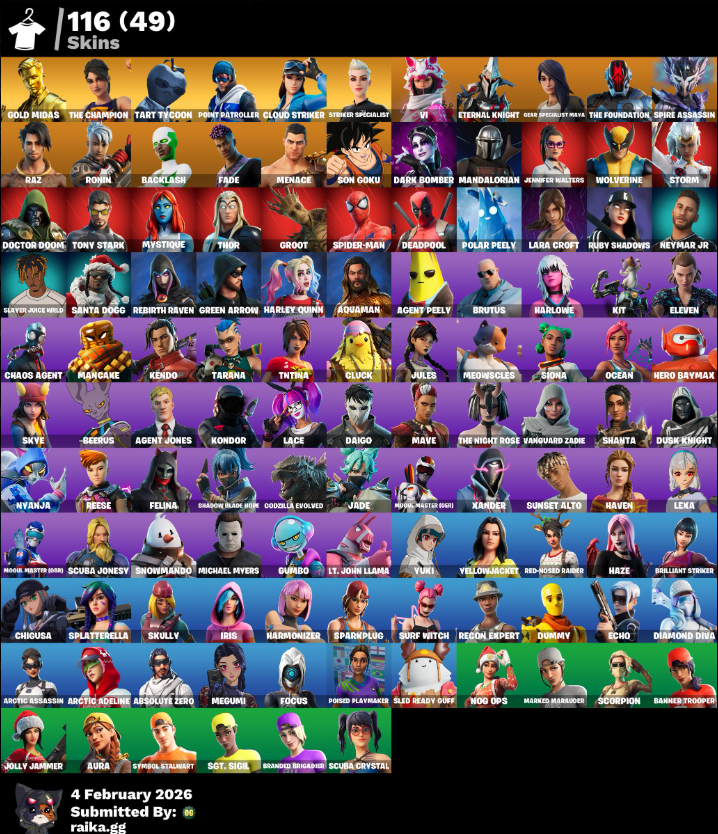 Exclusive Fortnite Account